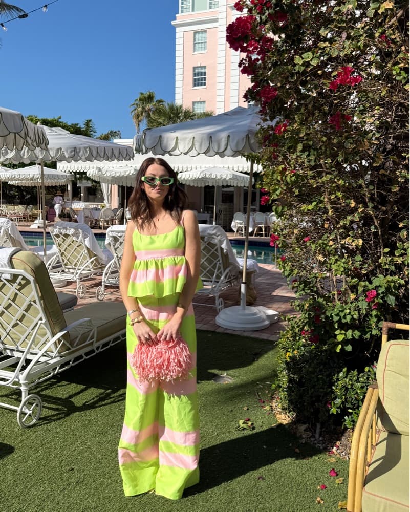 MainStrip Pink And Green Stripe Set - Image 1