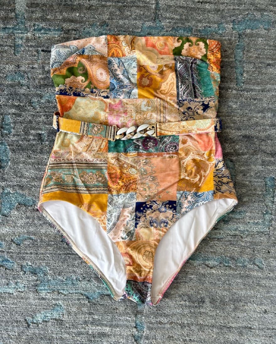 Zimmermann Belted Paisley One Piece - Image 5