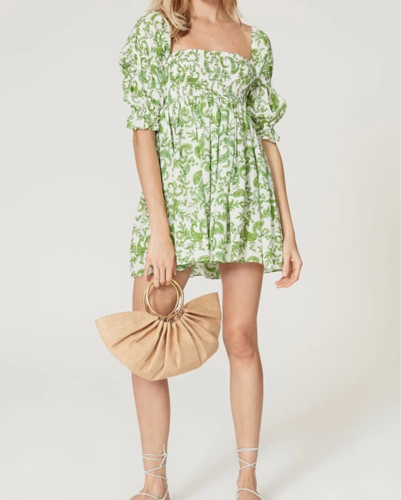 Misa Los Angeles Green Zadie Dress - Image 2
