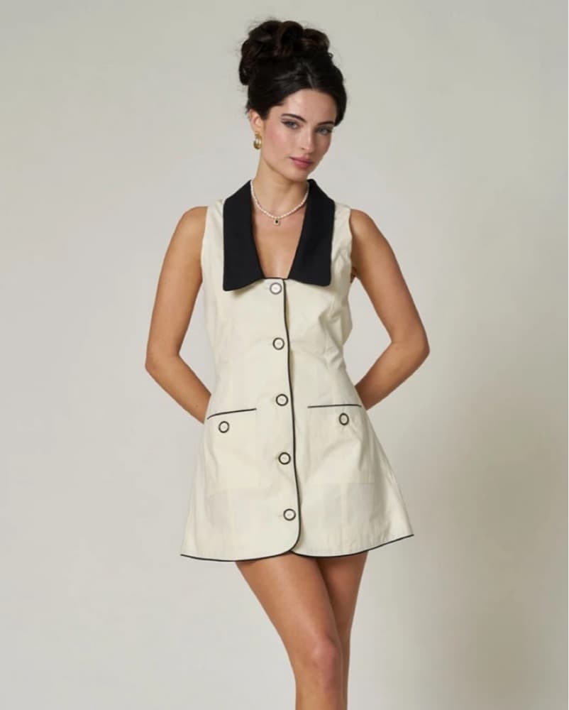 Contrast Dress - Image 1
