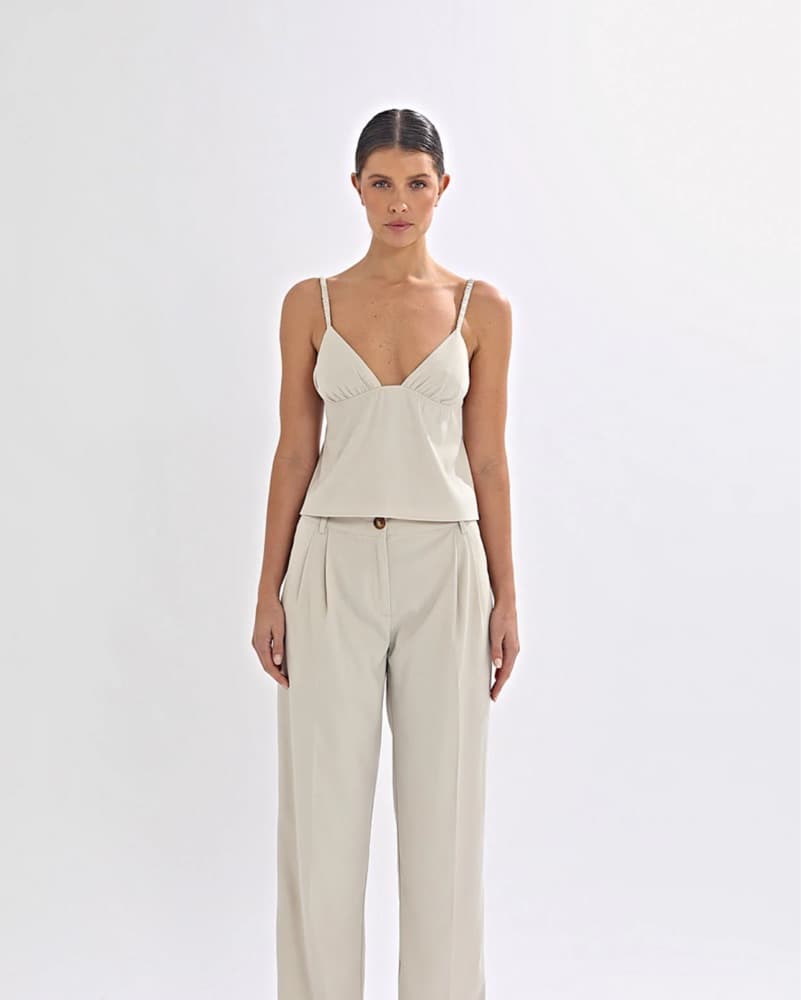 One Mile Naomi Top In Almond  - Image 5