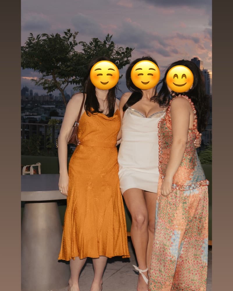 Vintage Alice & Olivia Orange Midi - Image 2