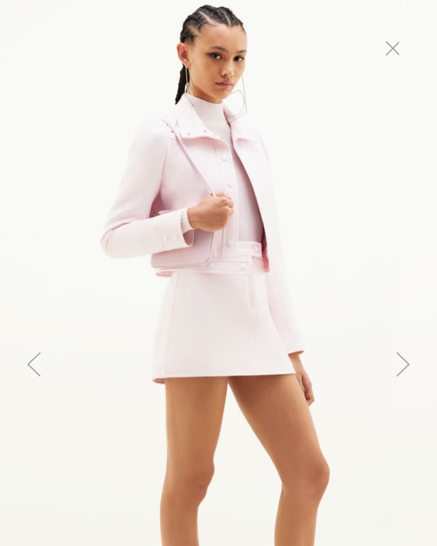 Courreges Reedition Vinyl Pink Jacket - Image 3