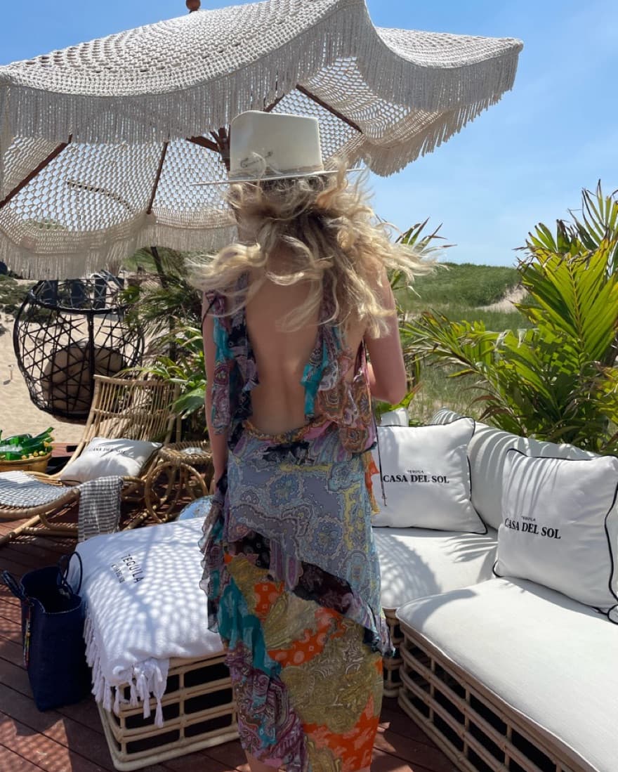 Ruffled Maxi Dress - Image 1