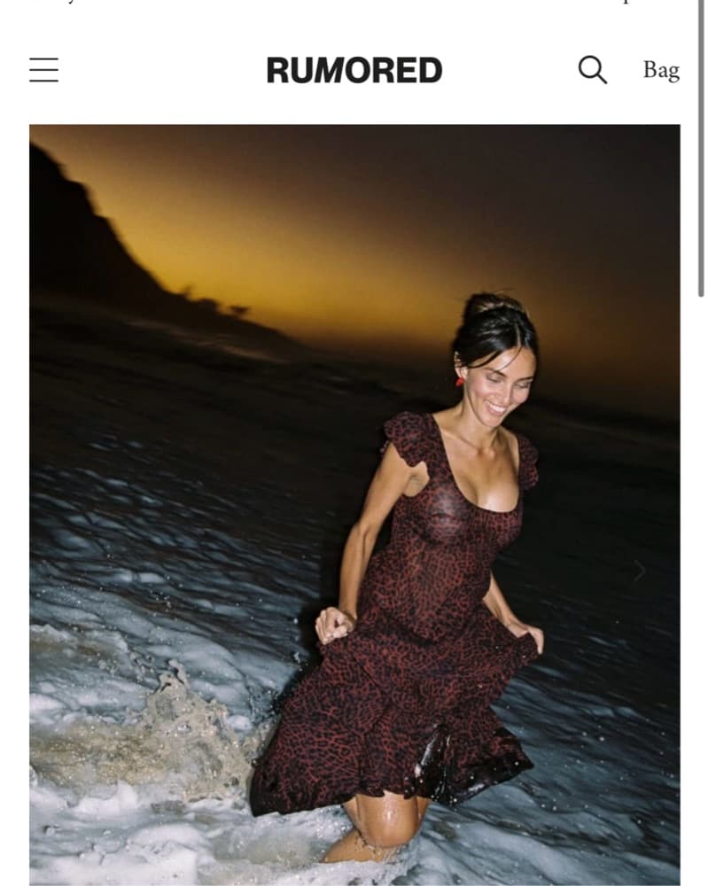Rumored Rio Maxi Dress in Crimson Fatale - Image 1