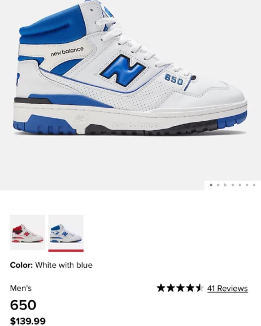New Balance 650's  - Image 2