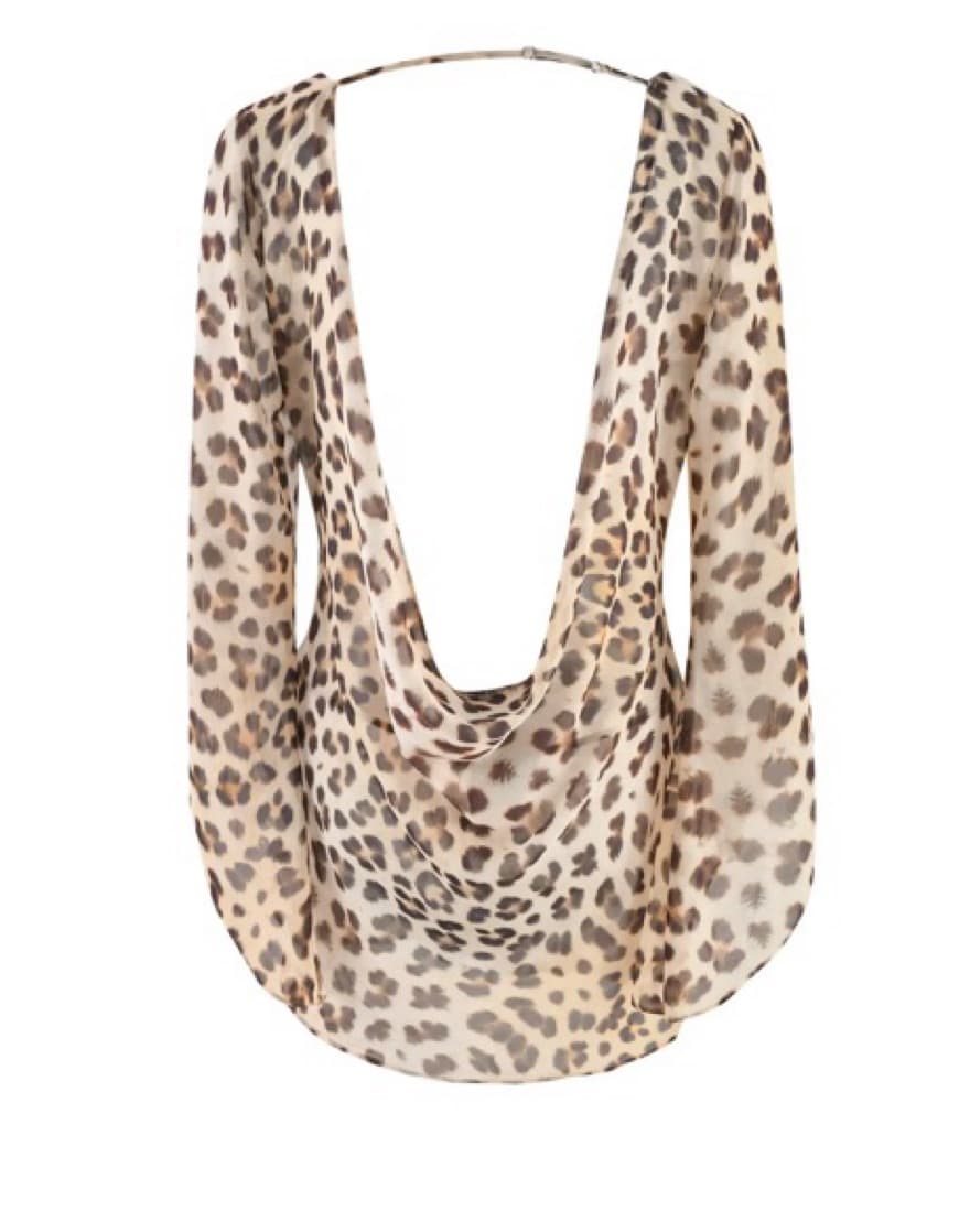 Maria leopard Mini Dress - Image 4