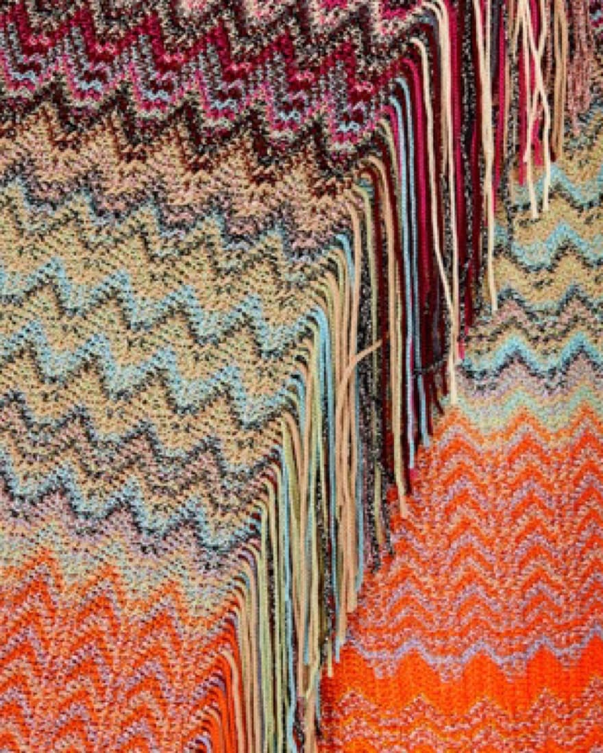 RARE Missoni Zigzag Knitted Skirt - Image 5