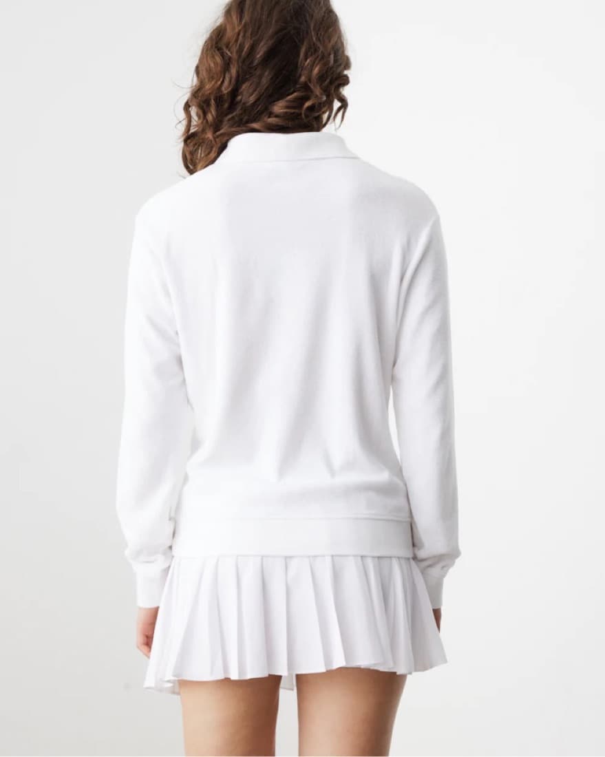 Sporty & Rich Terry Cloth Polo Shirt - Image 5