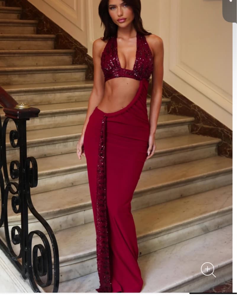 Red/burgundy Outcast Dress - Image 1