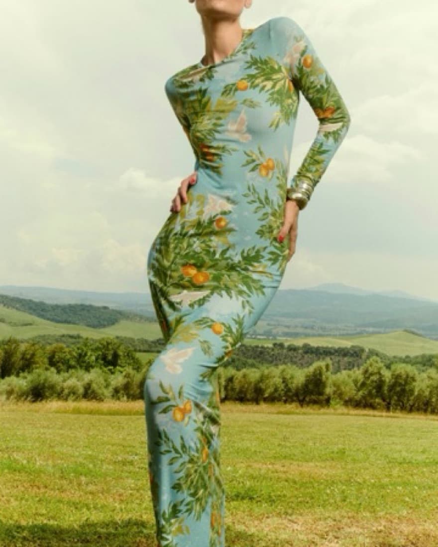 Reformation Tommie Dress In Villa Livia - Image 1