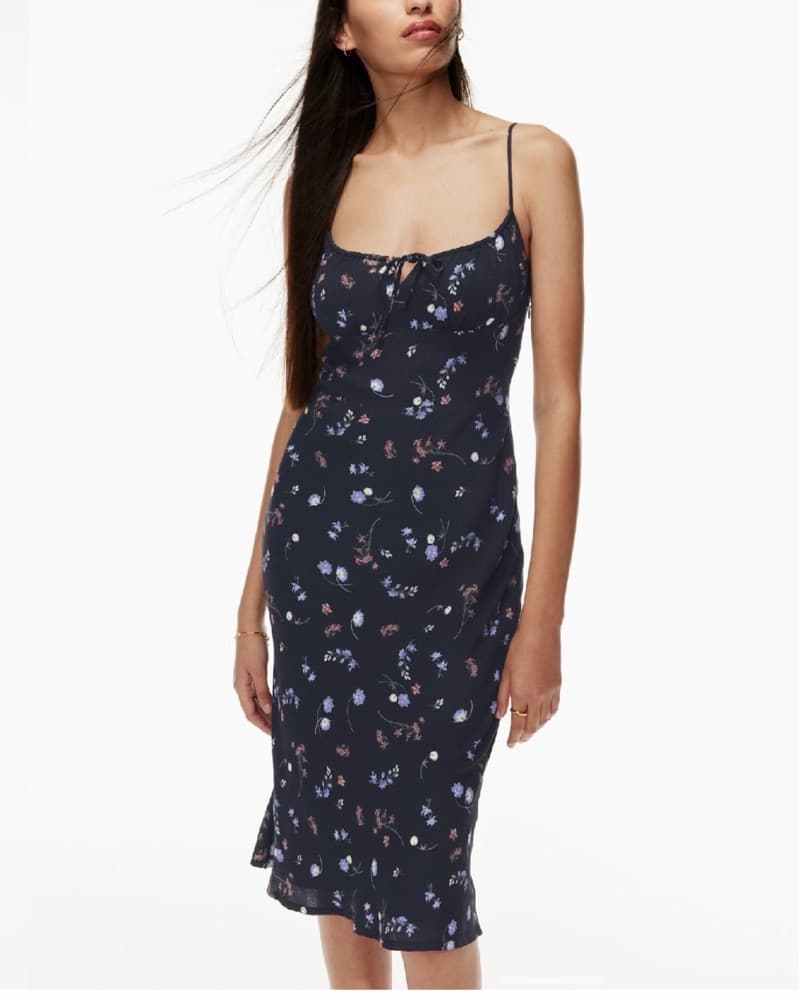 Aritzia Midi Black Dress - Image 4