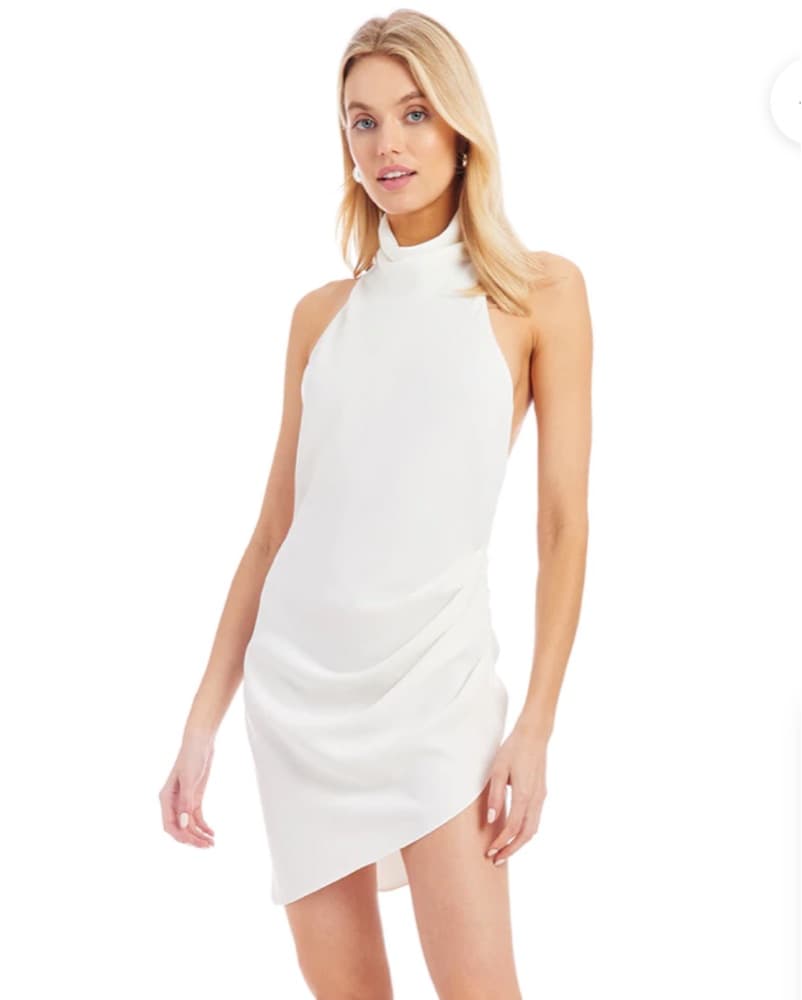 White Amanda Uprichard Dress - Image 1
