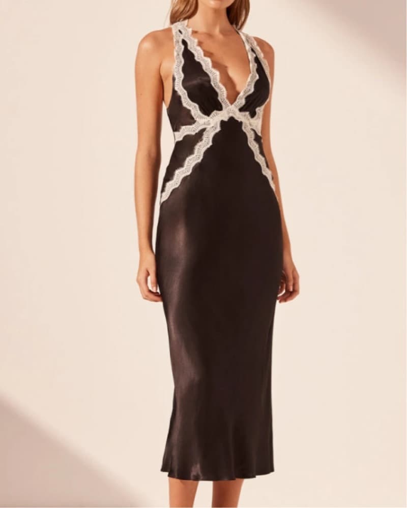 Shona Joy Black Dress - Image 1