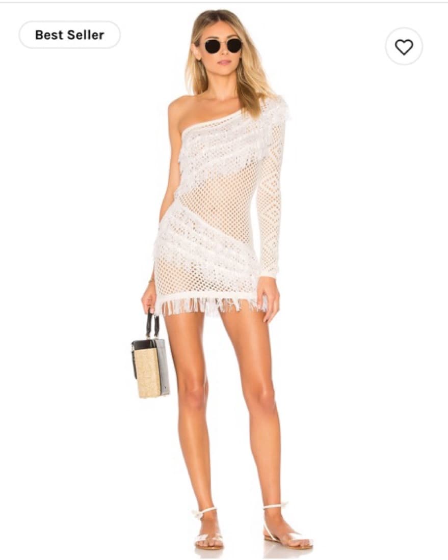 Chic Crochet Knit One-Shoulder Dress - Image 5