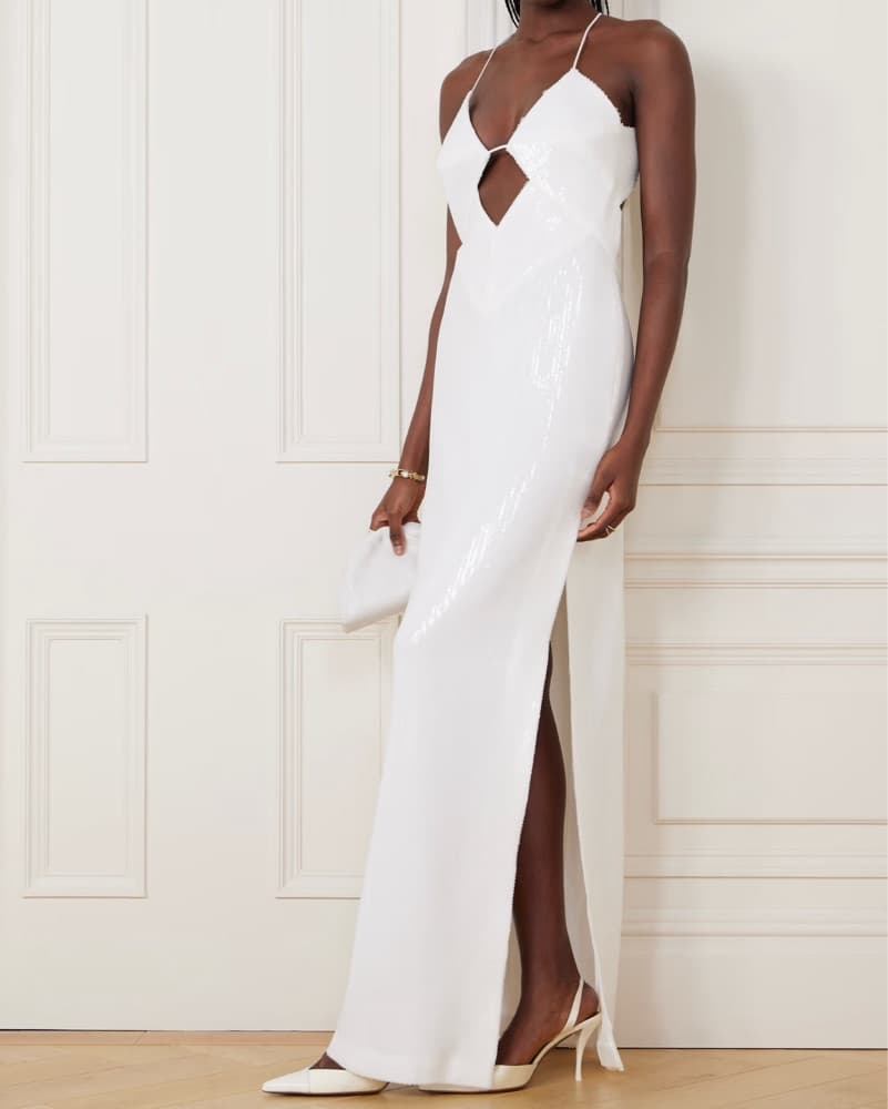 Galvan Kite Cutout Sequin Dress - Image 2
