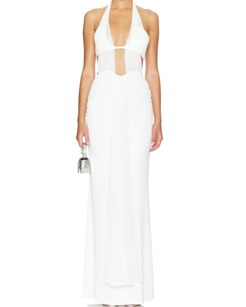 Ilta Maxi Dress In White - Image 1