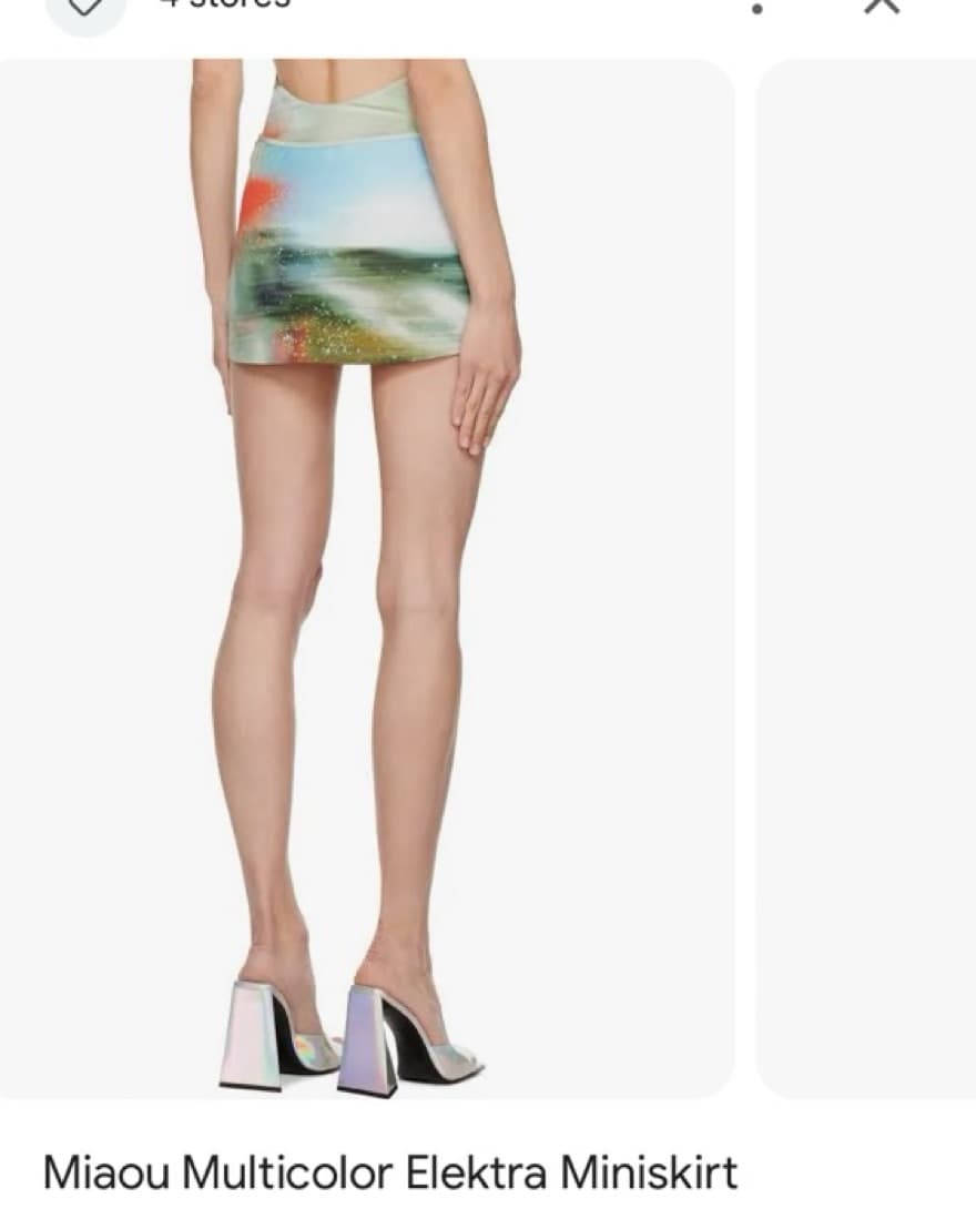Miaou Multi Color Elektra Skirt  - Image 4