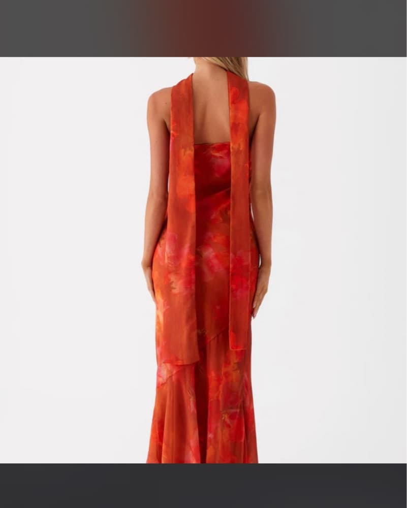 Under The Pagoda Maxi Dress In Amber - Image 2