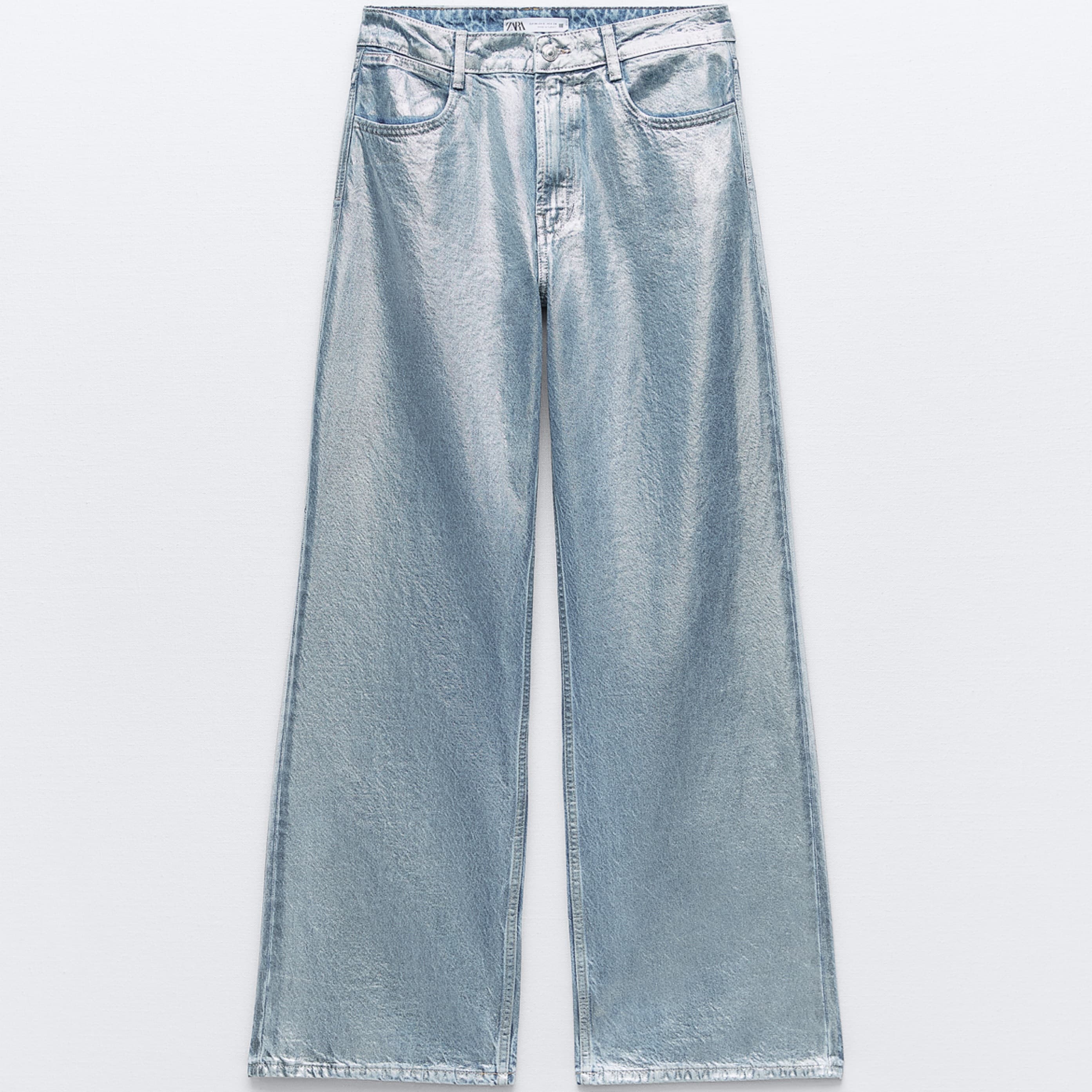 Zara Metallic Jeans  - Image 1