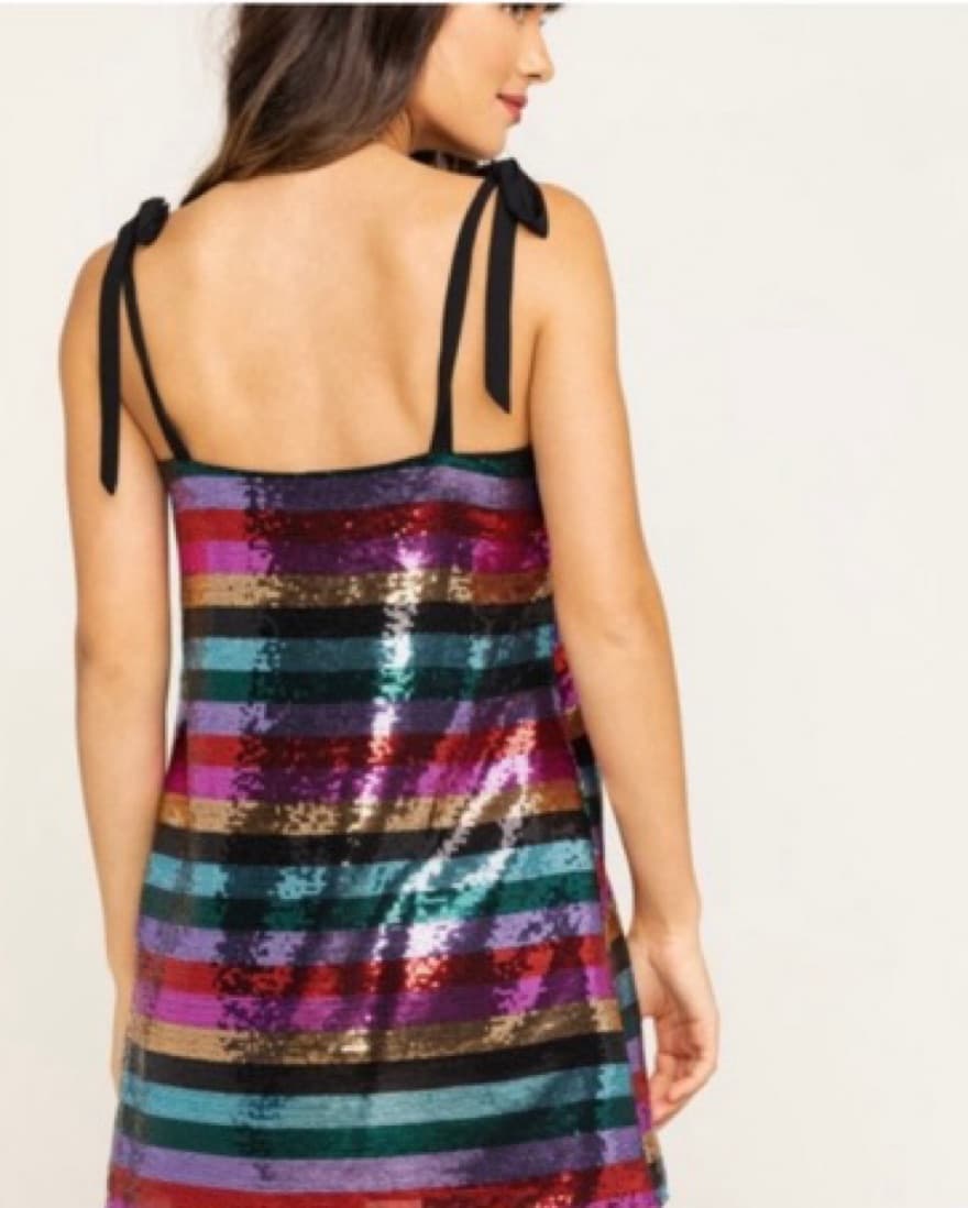 Show Me Your Mumu Rainbow Sequin Dress - Image 2