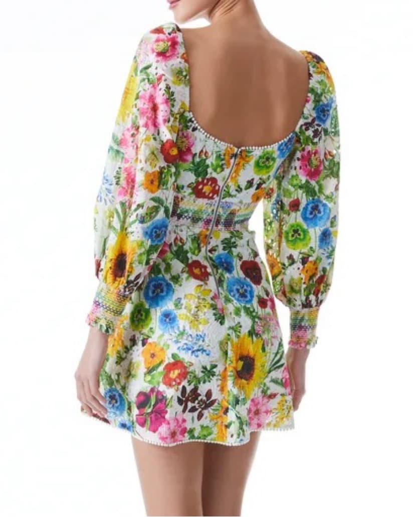 Alice + Olivia Crawford Floral Dress - Image 2
