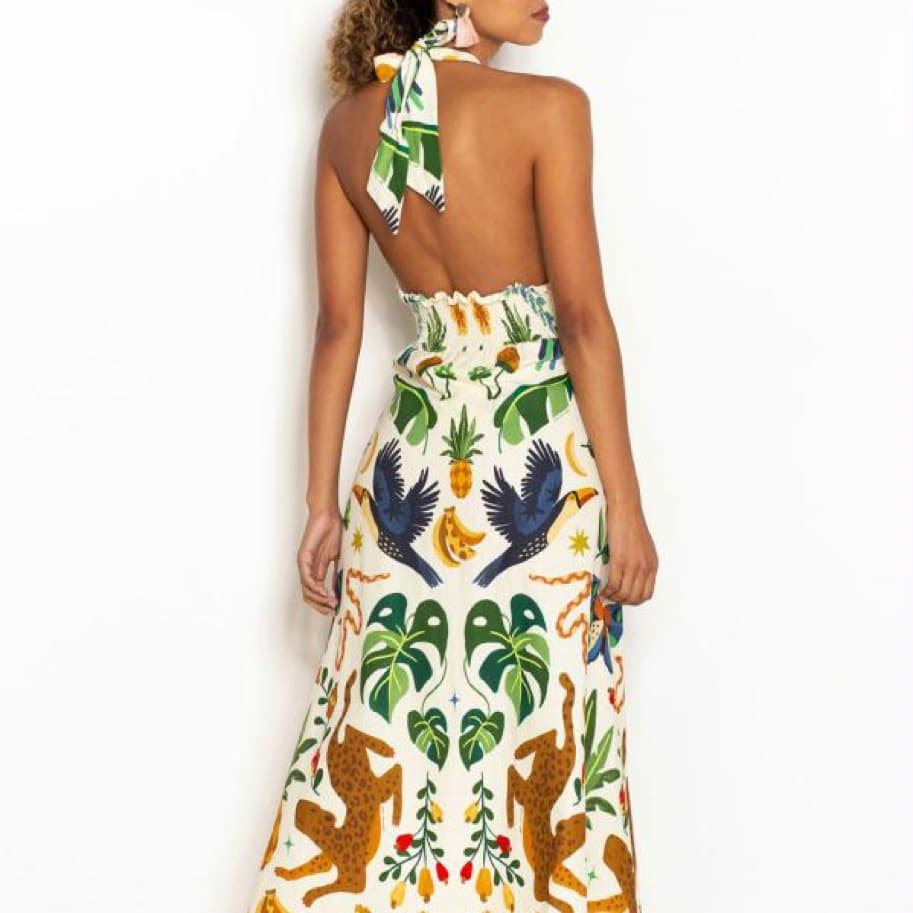 Farm Rio Maxi Tropical Dress - Image 3