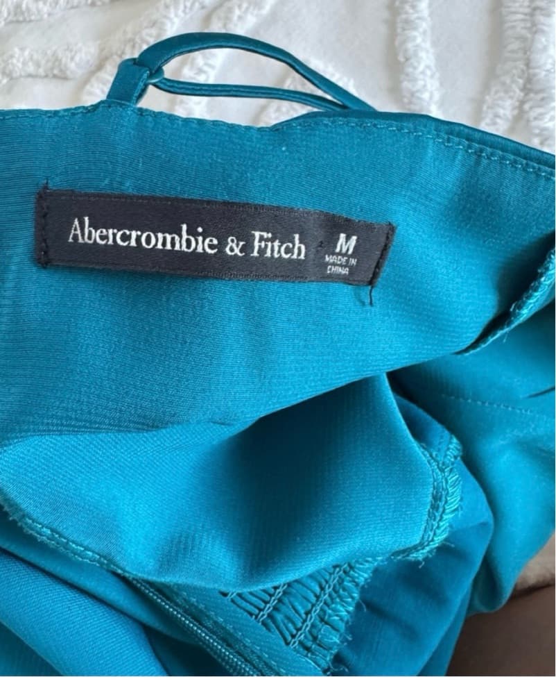 Teal Abercrombie Midi Dress  - Image 5