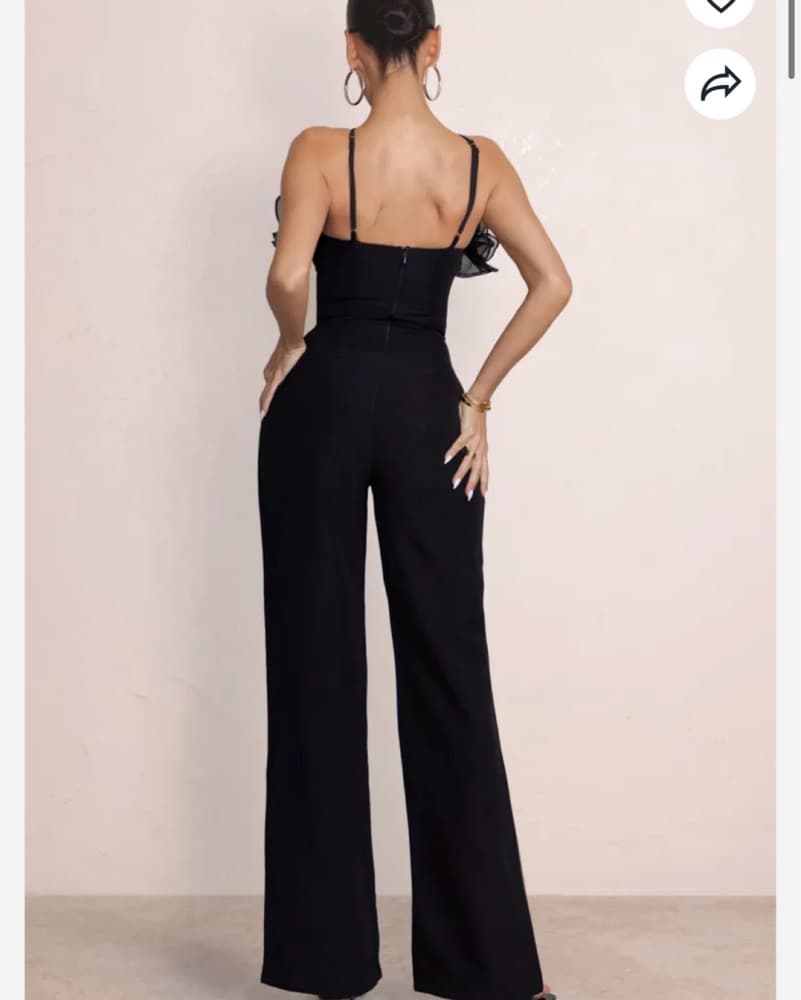 Glamorous Ruffle Shoulder Mini Dress - Image 2