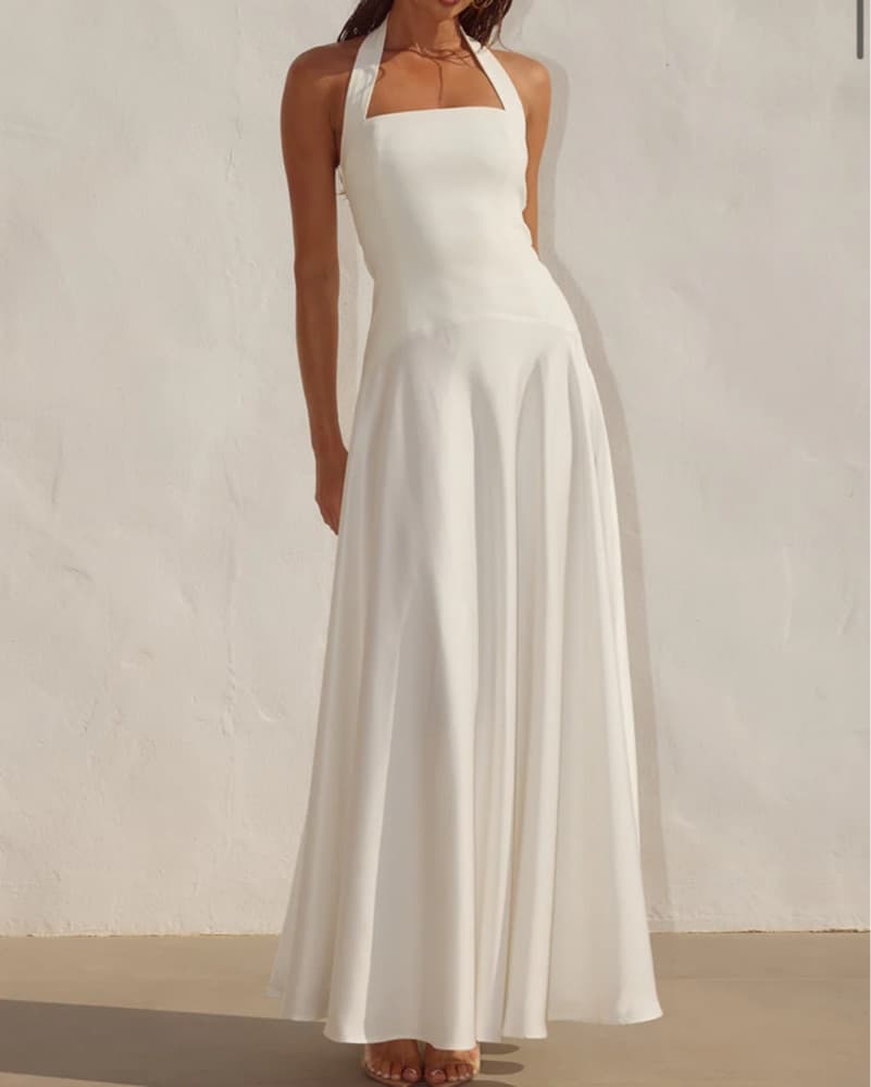 RUNAWAY THE LABEL ODINA SQUARE NECK MAXI - Image 1