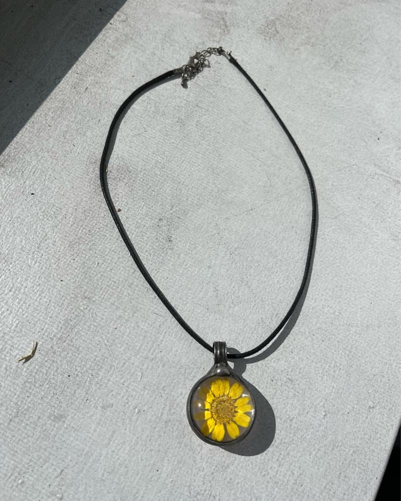 Sunflower Pendant Necklace  - Image 2