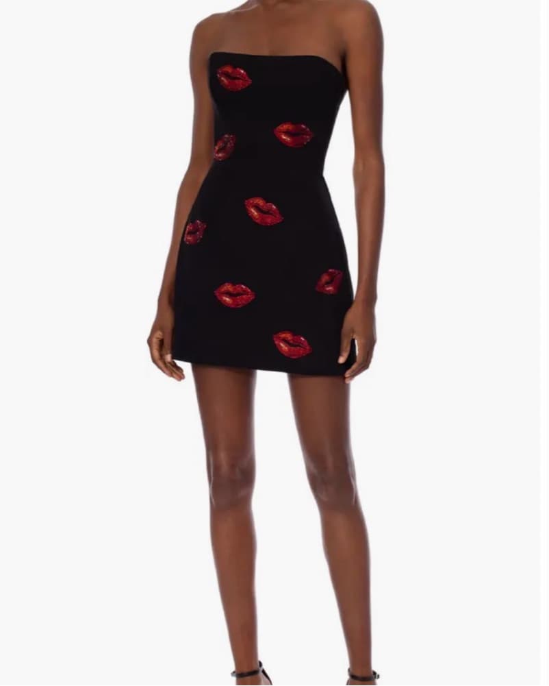 Helsi Black Mini Dress - Image 1