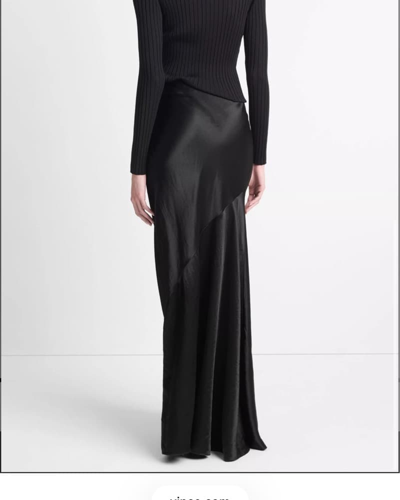 Vince Satin Maxi Skirt - Image 2