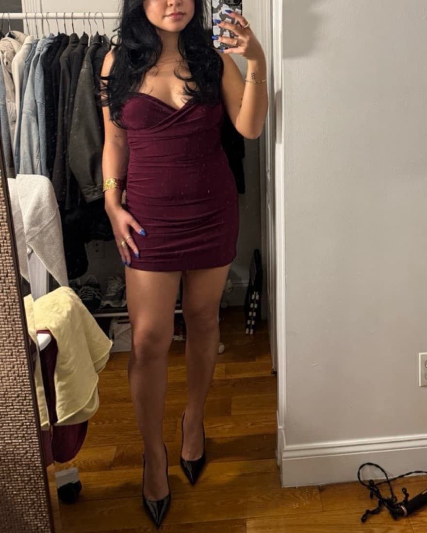 Norma Kamali Plum Pickleball Dress  - Image 4