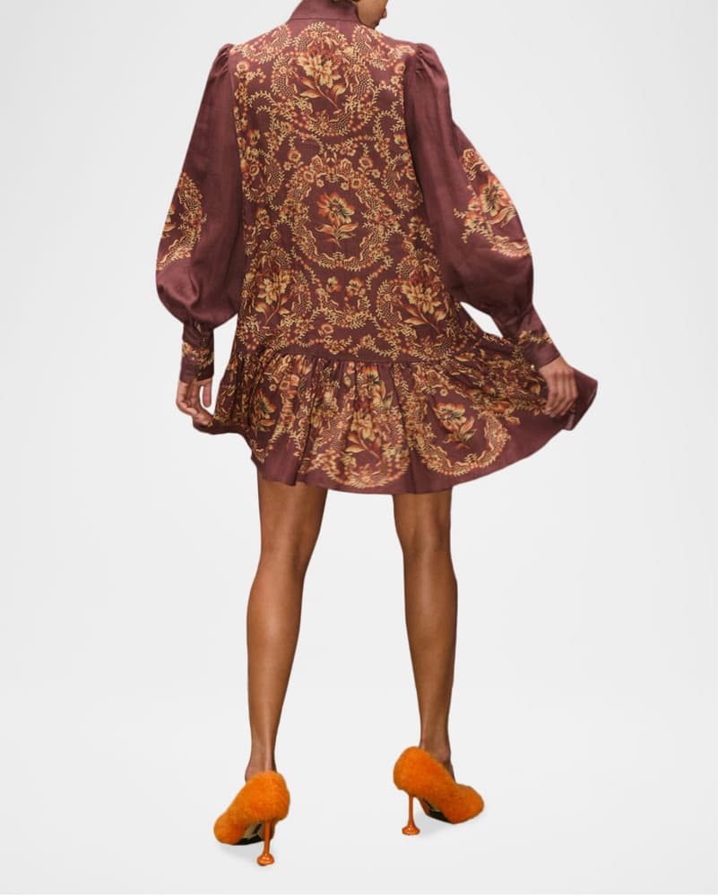 Alemais Seraphina Belted Mini Shirtdress - Image 2