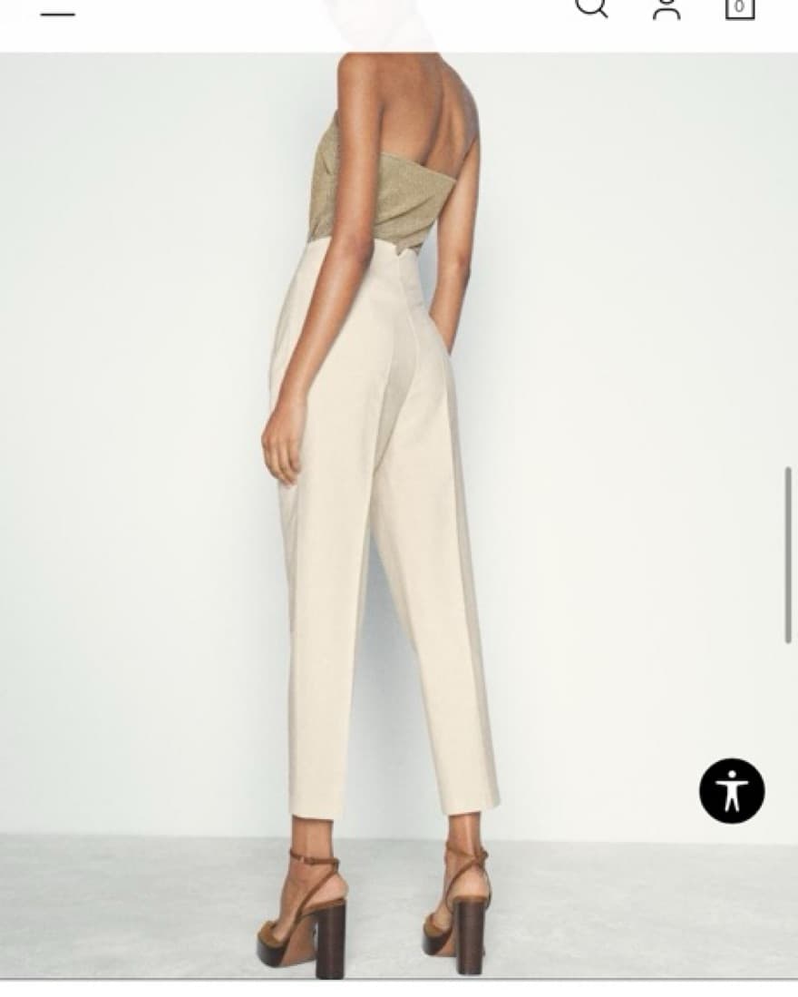 Neutral Tailored Petite Pants  - Image 5