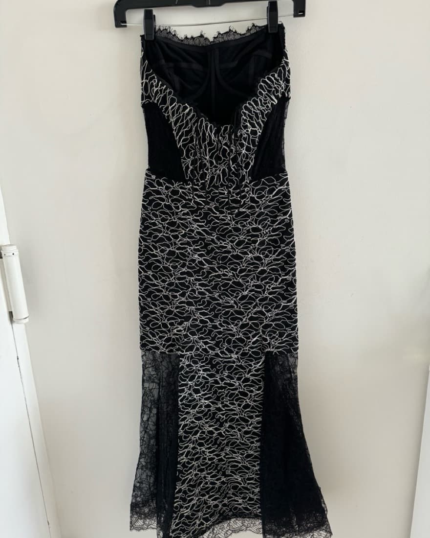 ALEXIS Lace Fit & Flare Dress - Image 5