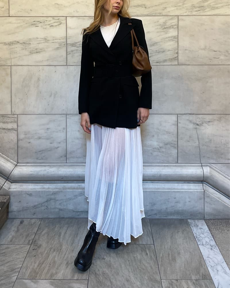 Alice And Olivia Pleated Maxi Skirt  - Image 6