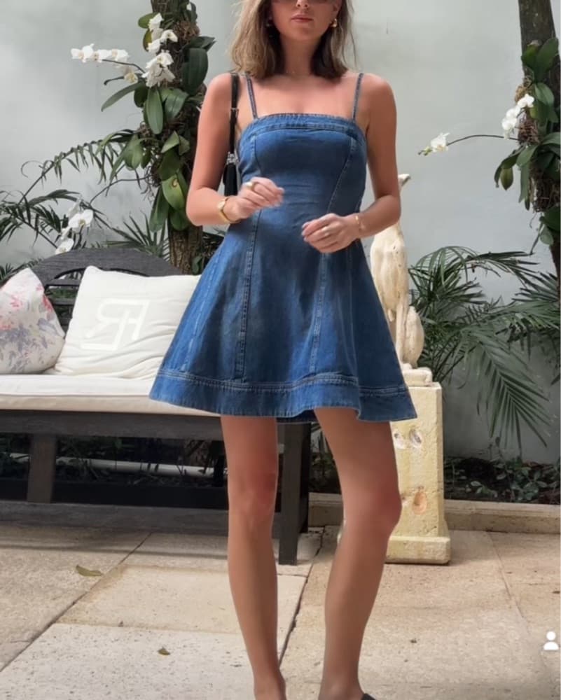 vintage denim shirt dress Avery Midi - Chambray White & Co. for Sale Online United States Color:Natural Leather 39 and short sleeves PATENT Trina Turk Orlee Dress