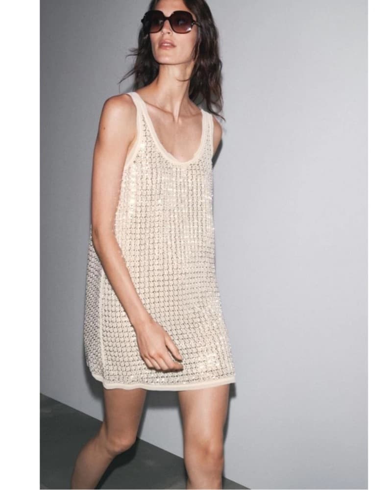 ZARA ZW Collection Sequined Mini - Image 1