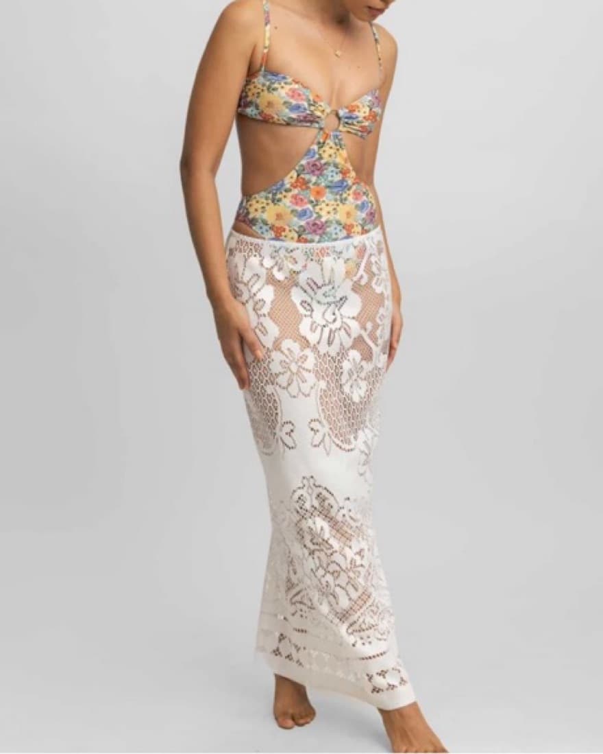 Alina Maxi Skirt Lace - Image 1