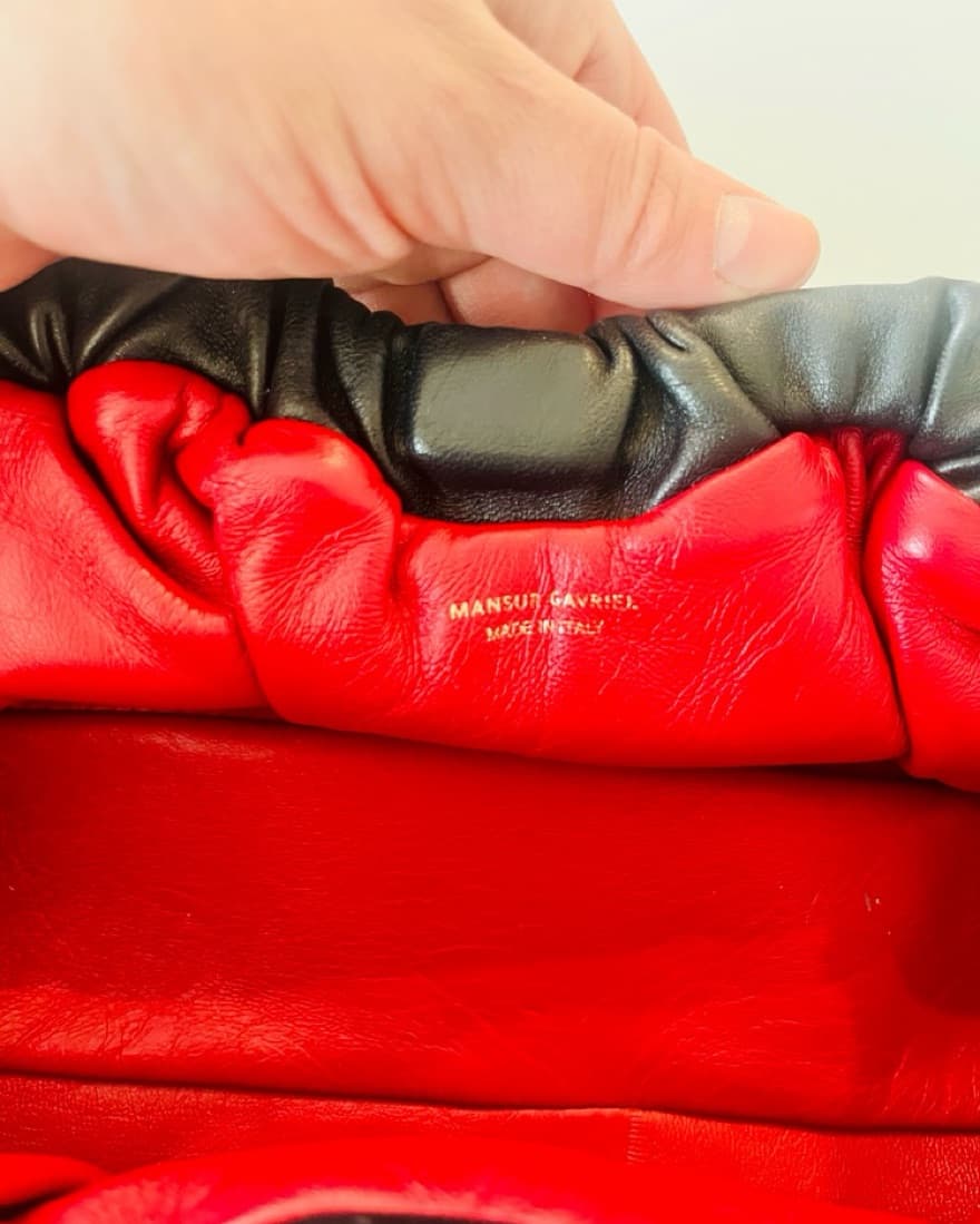 Mansur Gravriel Black Small Cloud Purse - Image 3
