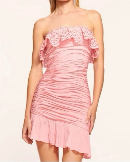 Ramy Brook Milena Pink Mini Dress - Image 1