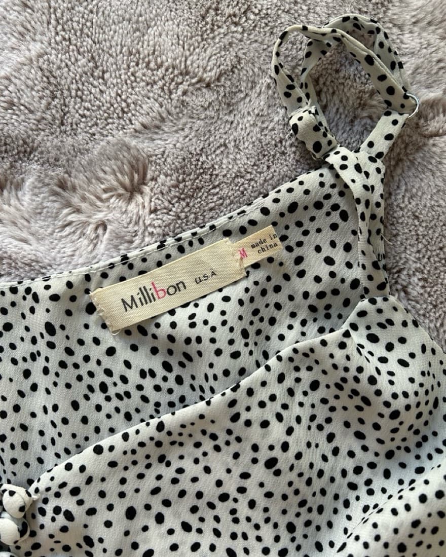 Millibon Black and White Speckled Tank - Image 3