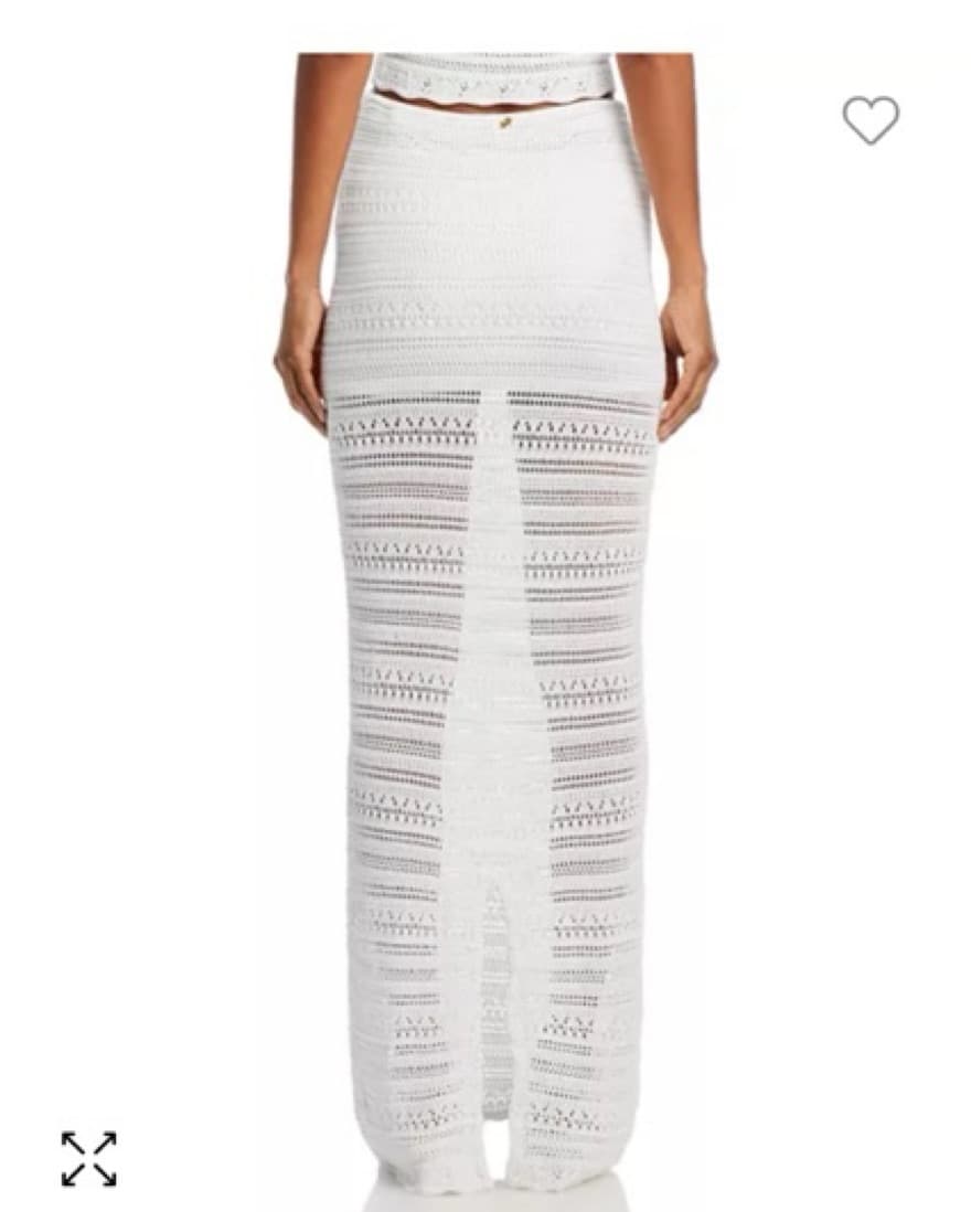 PQ White Crochet Cover Up Set - Image 4