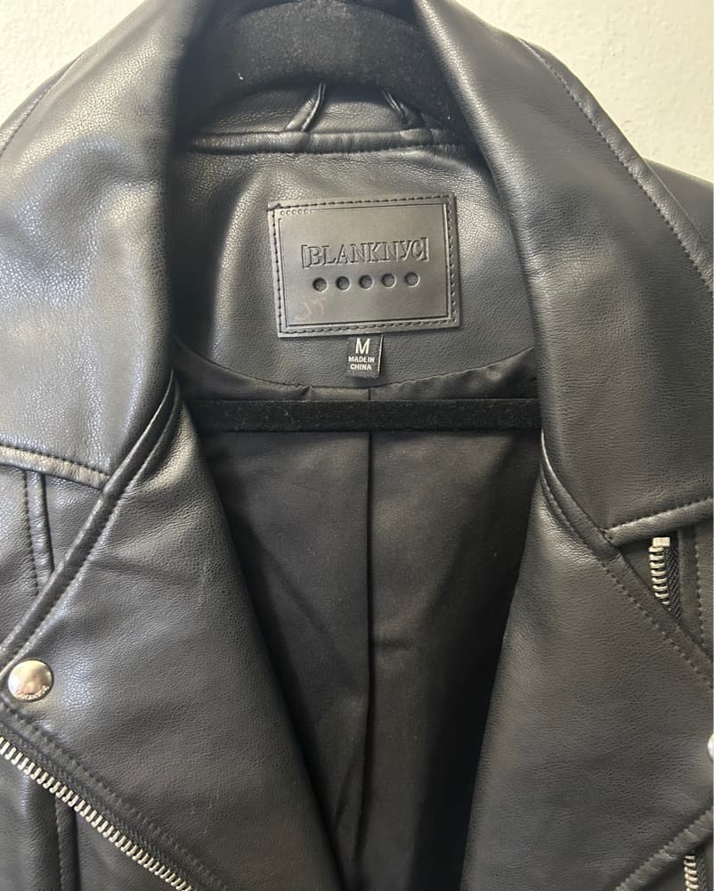 Black Blank NYC Leather Jacket - Image 3