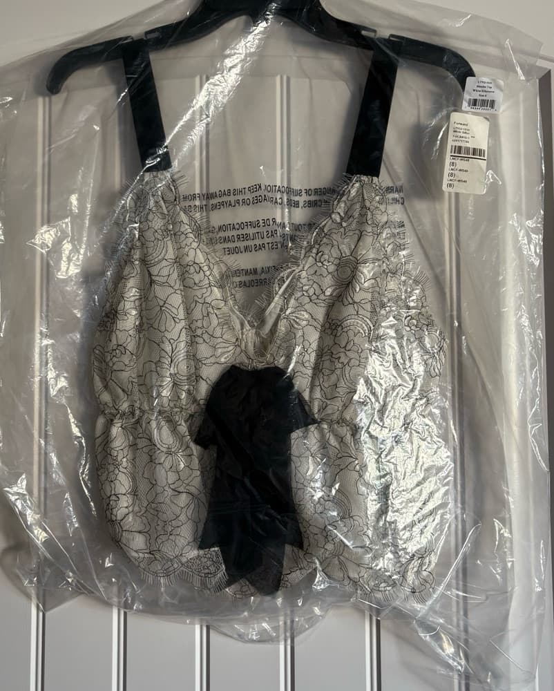 LoveShackFancy Mendes Top Lace Size 8  - Image 3