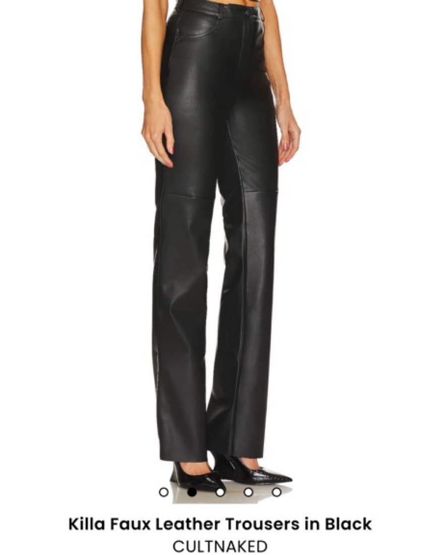 CULTNAKED Black leather Pants  - Image 2