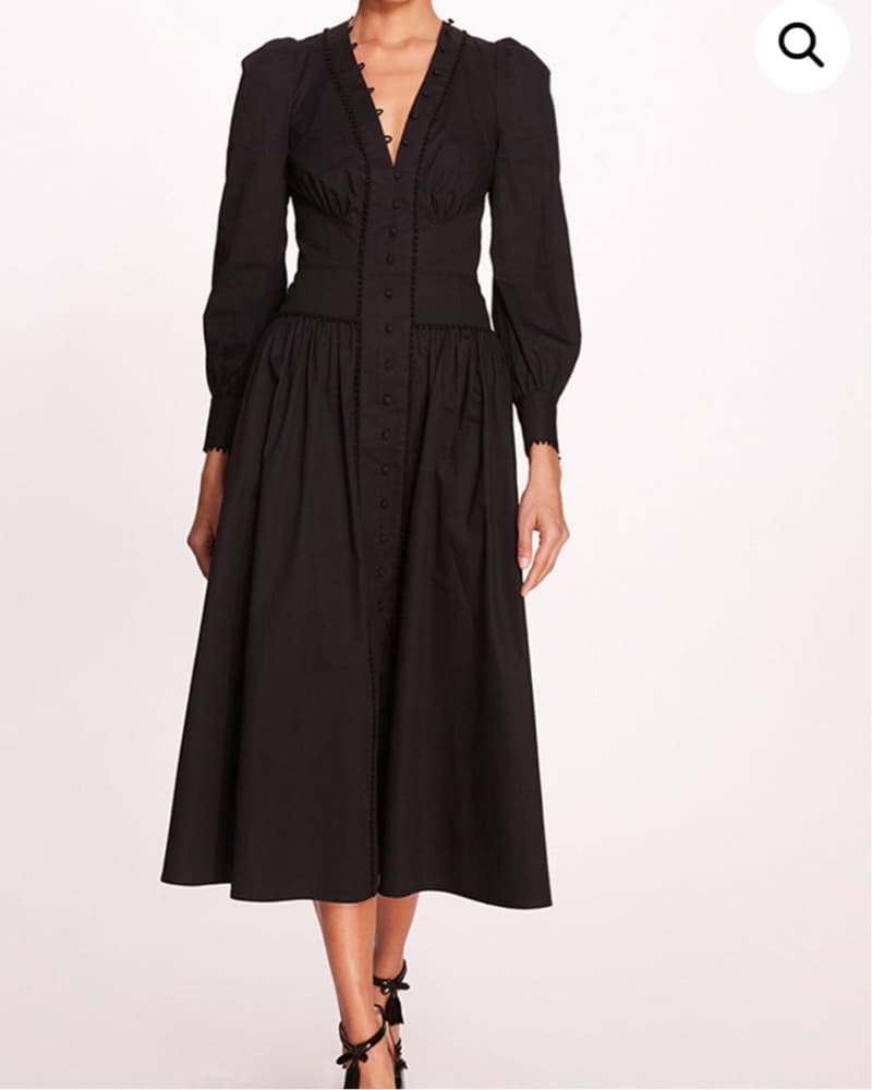 Marchesa Tansy Midi Dress - Image 1