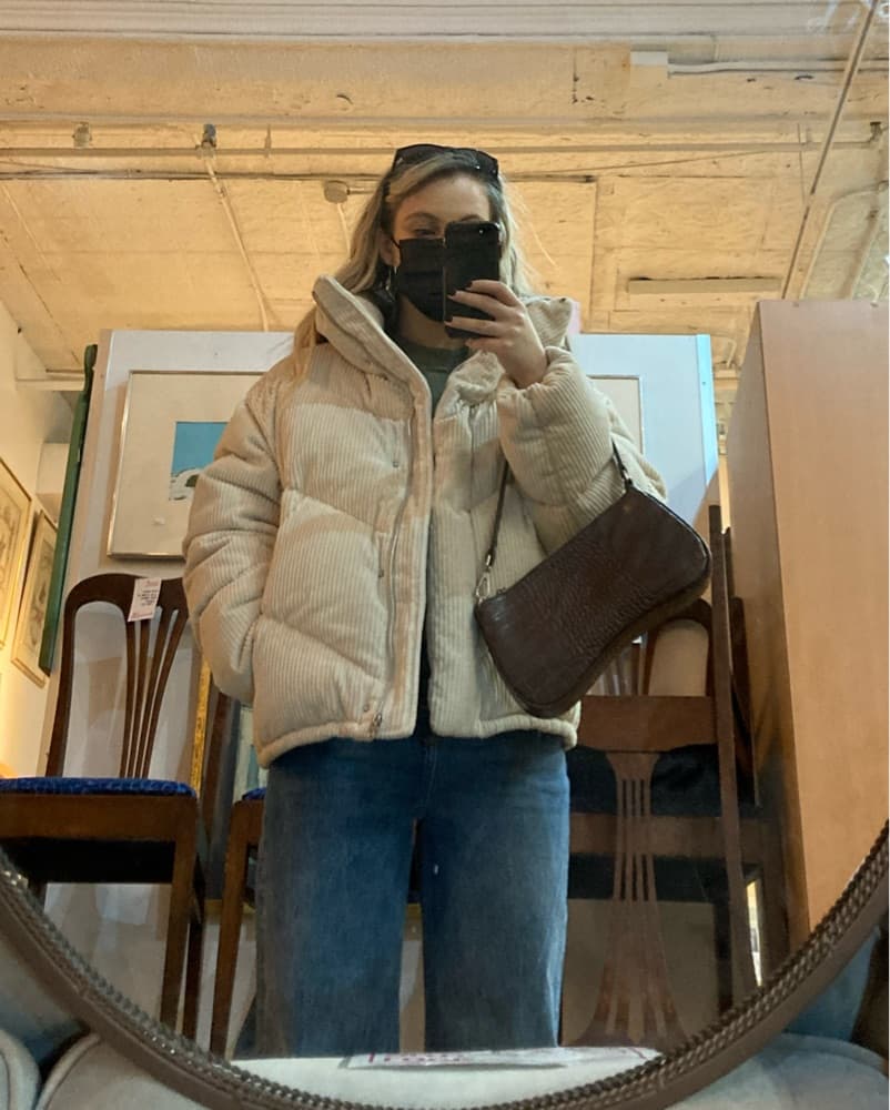 Aritzia Corduroy puffer  - Image 1